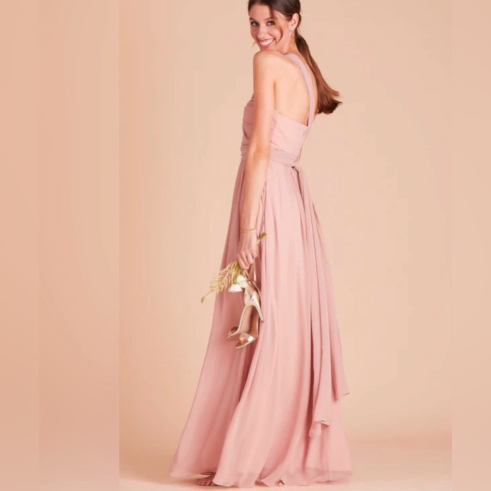 Birdy Grey GRACE CONVERTIBLE DRESS Rose Quartz Dusty Rose Small NEW NWT - Picture 2 of 5